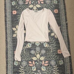 Abercrombie & Fitch Soft Wrap Blouse